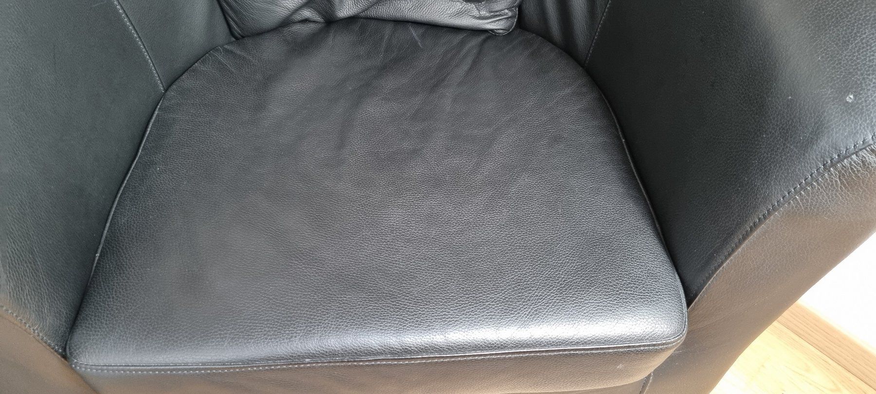 Sessel: Leder Sessel schwarz, neuwertig – Neu (gemäss Beschreibung) aus Wettswil von hrypa9 2