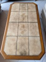 LETZTE CHANCE: Couchtisch, Keramik / Massivholz
