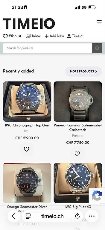 IWC Orologi: IWC Chronograph Top Gun – Usato da Zürich venduto da timeio 9