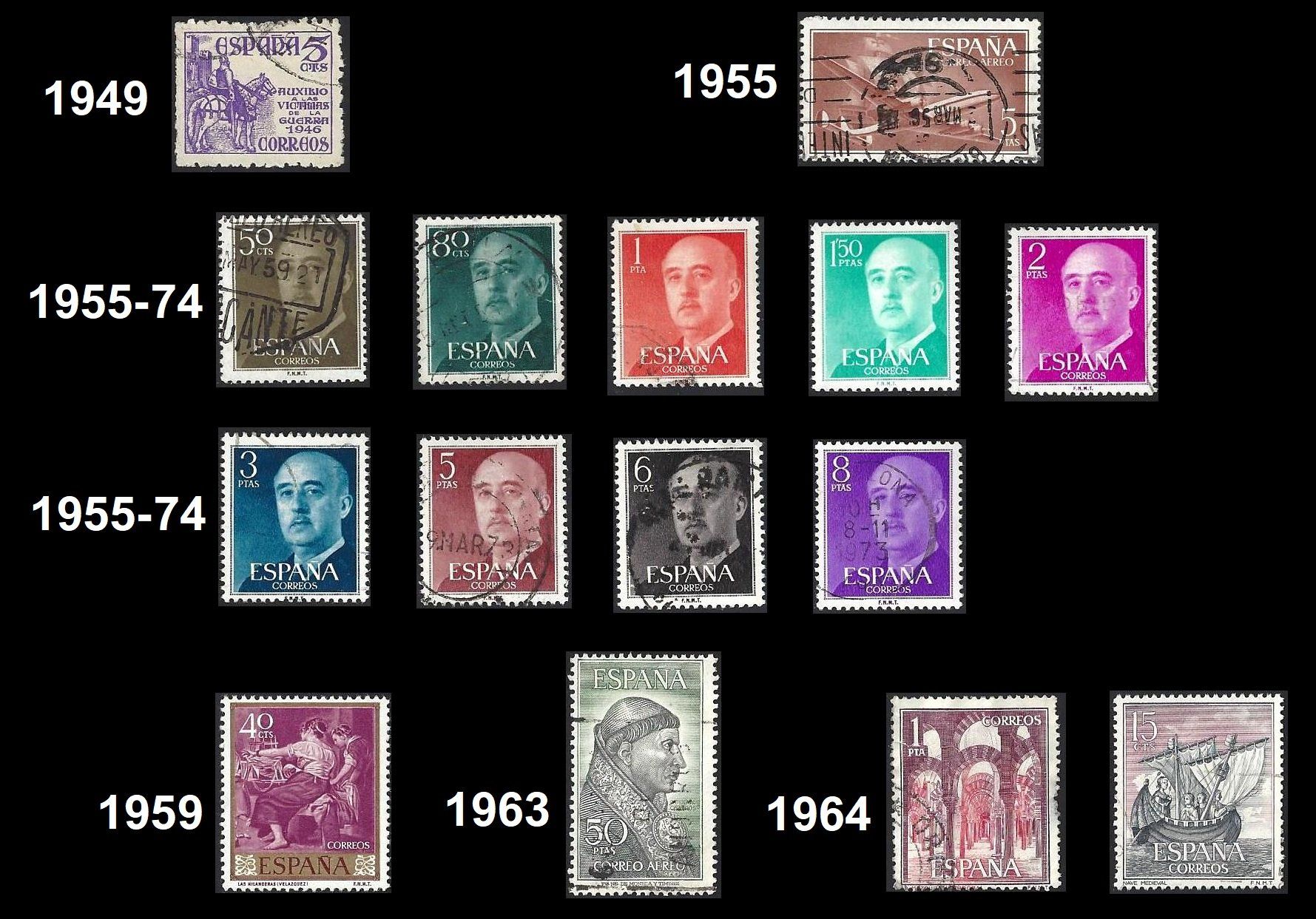Tutti i francobolli: Spanien, 1936-1978, interessantes Lot – Usato da Baar venduto da miam8 2
