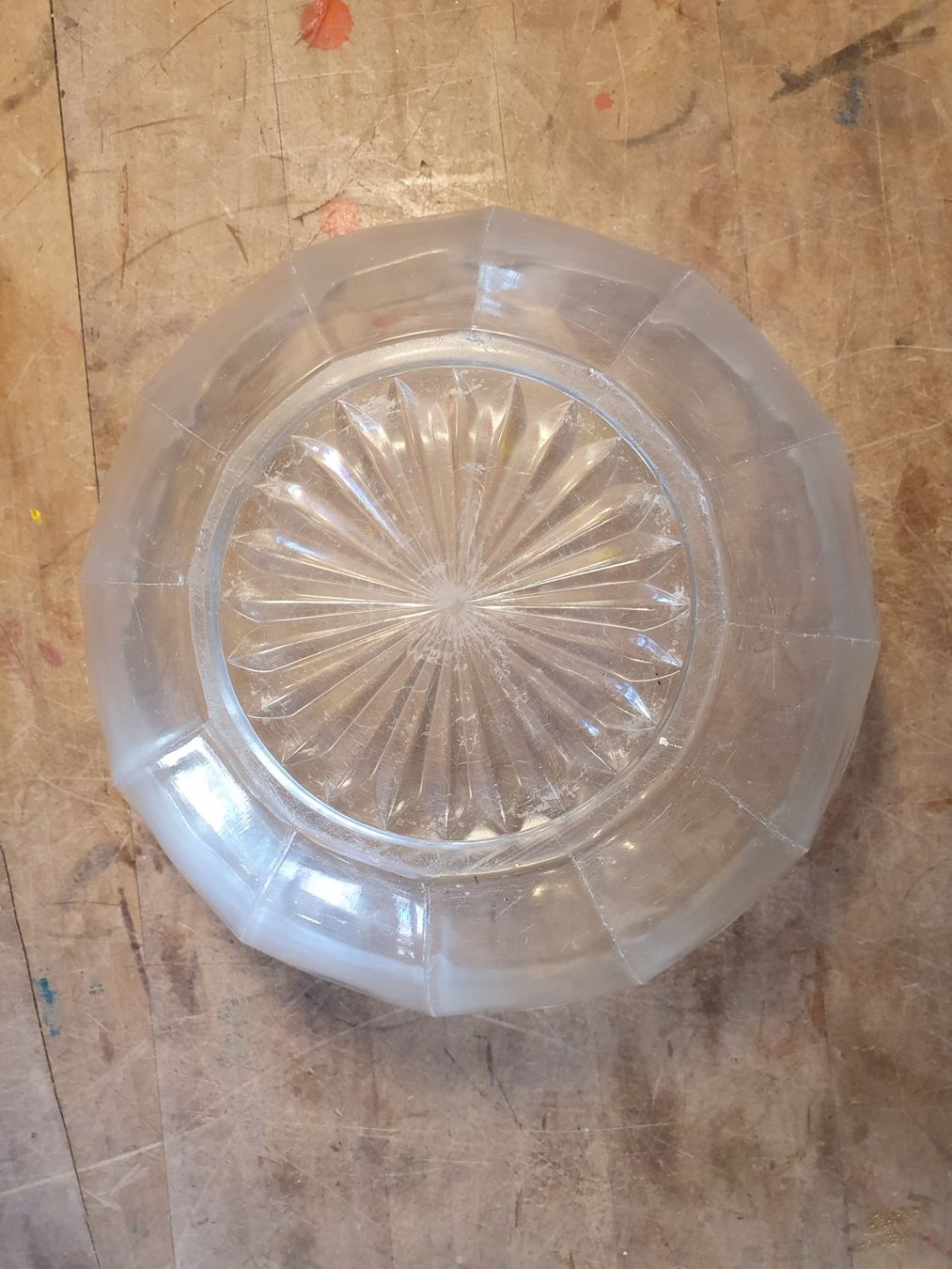 Schalen: Salatschüssel Pressglas 22 cm – Gebraucht aus Zürich von dialout 6