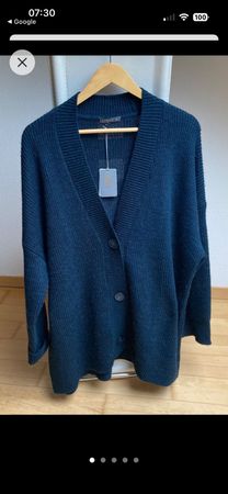 Neue Strickjacke von Nile, dunkles Petrol, Grösse S,
