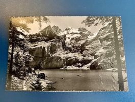 alte Postkarte vom Oeschinensee (1956)