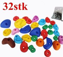 Kinder 32x Klettergriffe Kletterwand
