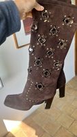 D&G Wildlederstiefel braun, Grösse 39, für den Herbst!