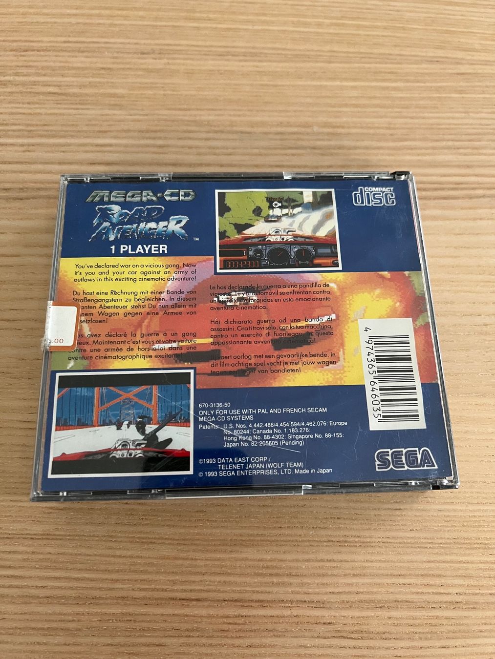 Sega Giochi: Road Avenger - Sega Mega CD – Usato da Männedorf venduto da Armando76 1