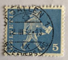 Nr.355 mit Vollstempel St.Gallen