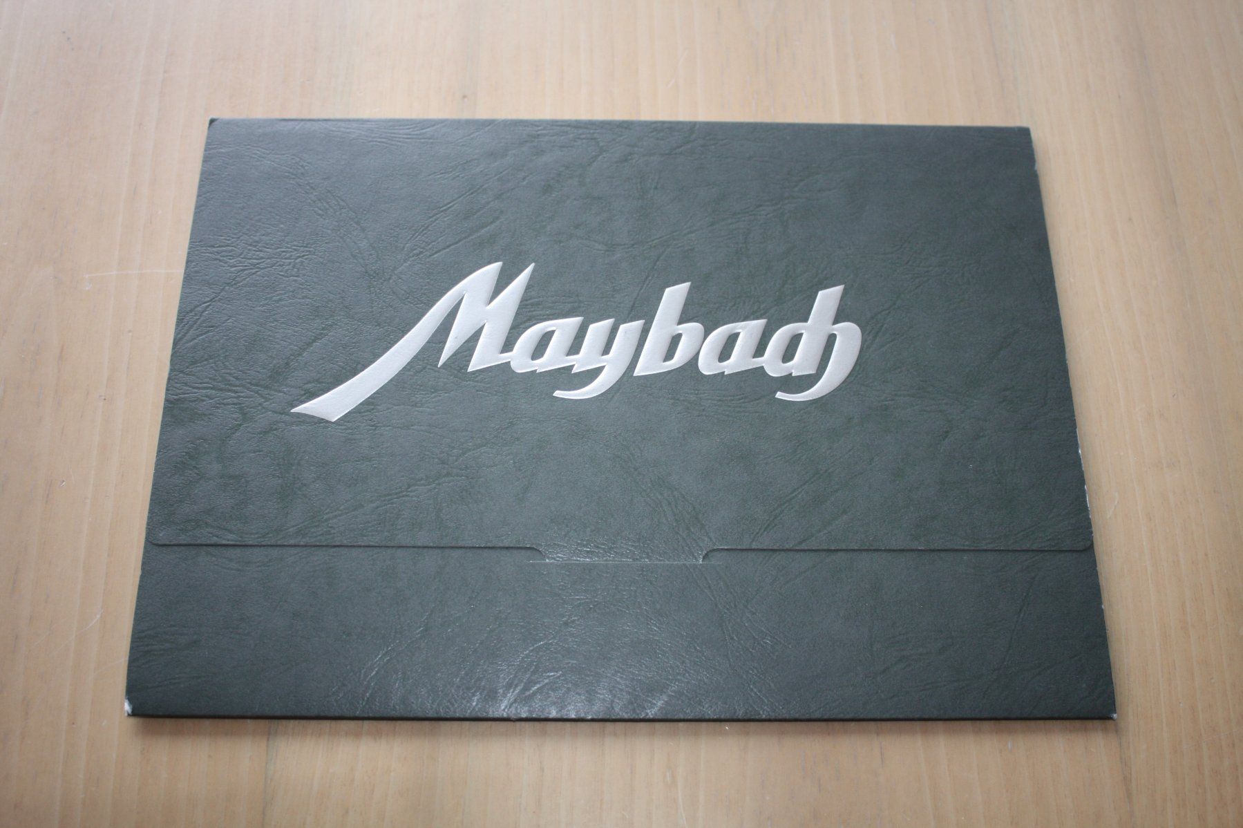 Maybach Dokumente: MAYBACH TYP SW 38 PROSPEKT – Gebraucht aus Wikon von erwin400
