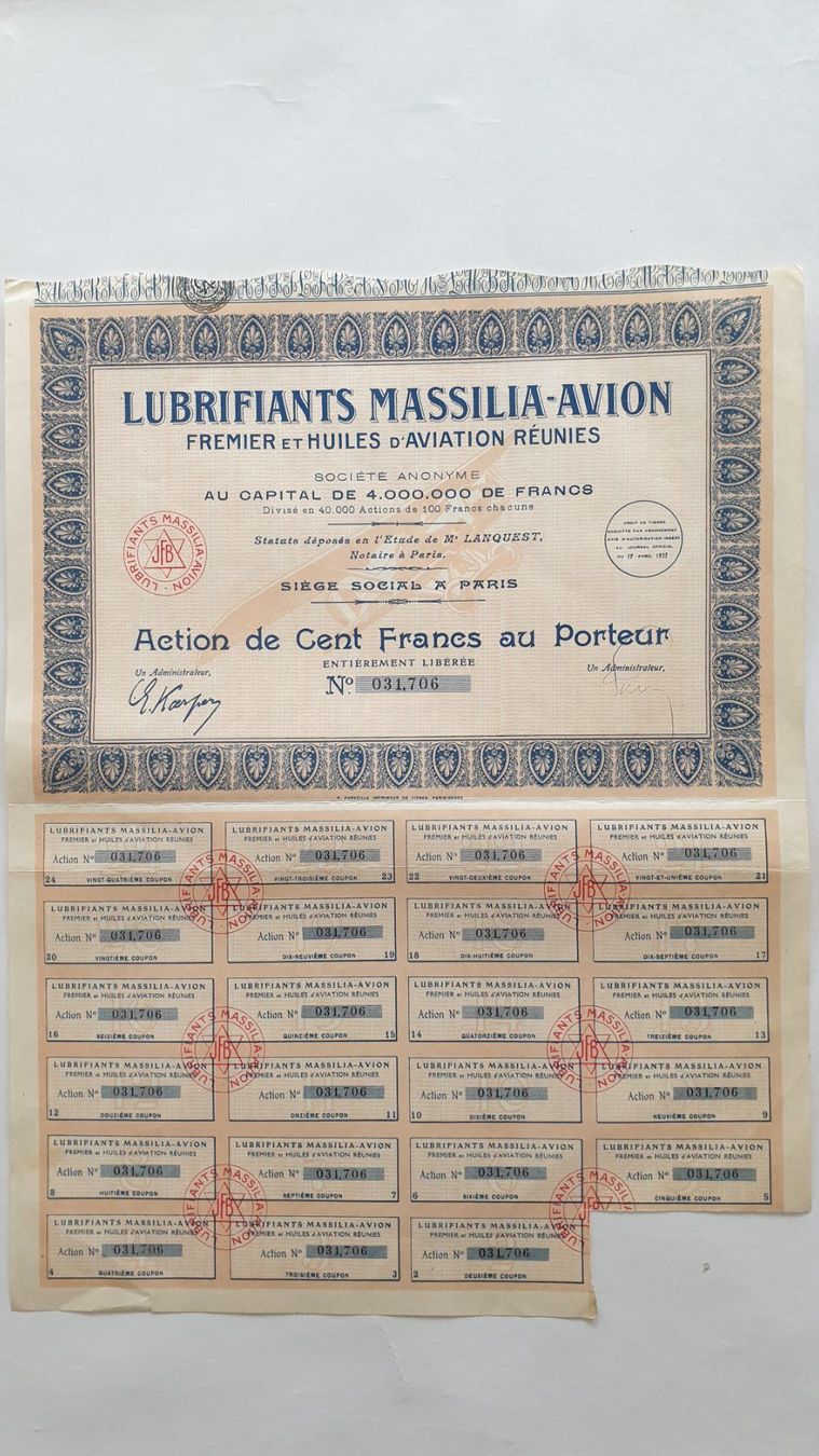Documenti: Wertpapiere Frankreich. – Usato da Goldach venduto da armando_r 3