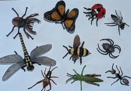 10er-Set Insektenfiguren