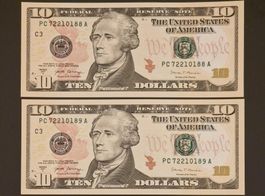 Banknoten USA 10 Dollar
