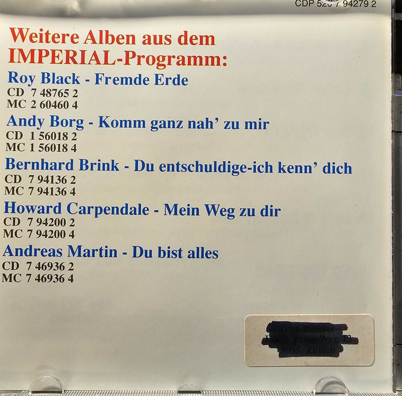 CD: Mixed Emotions – Mixed Emotions – Usato da Wahlen b. Laufen venduto da Cg10 2