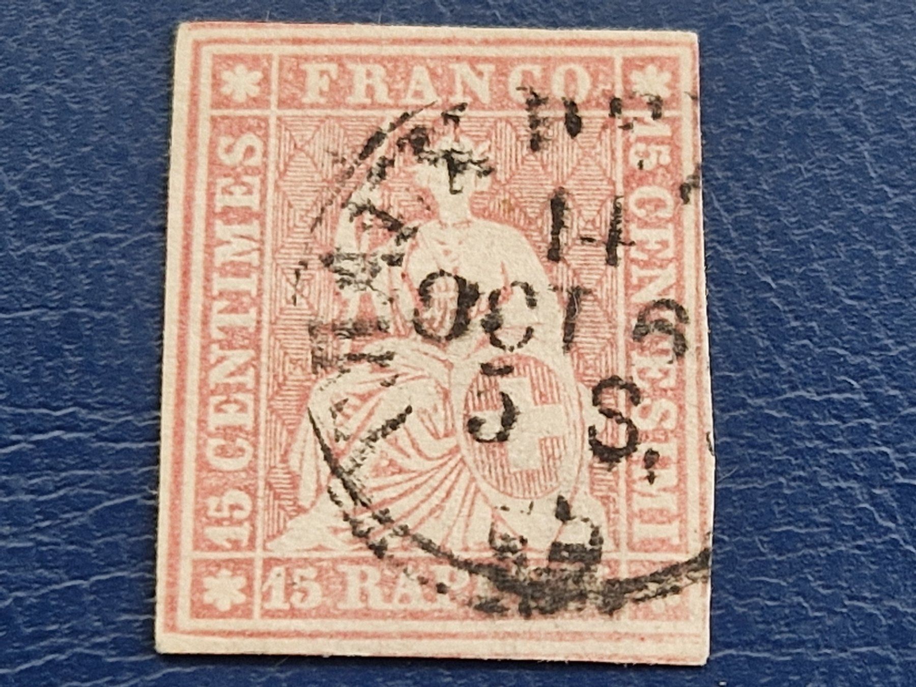 Alle Briefmarken: Strubel 24D, ab 1.- – Gebraucht aus Burgdorf von Glossy01