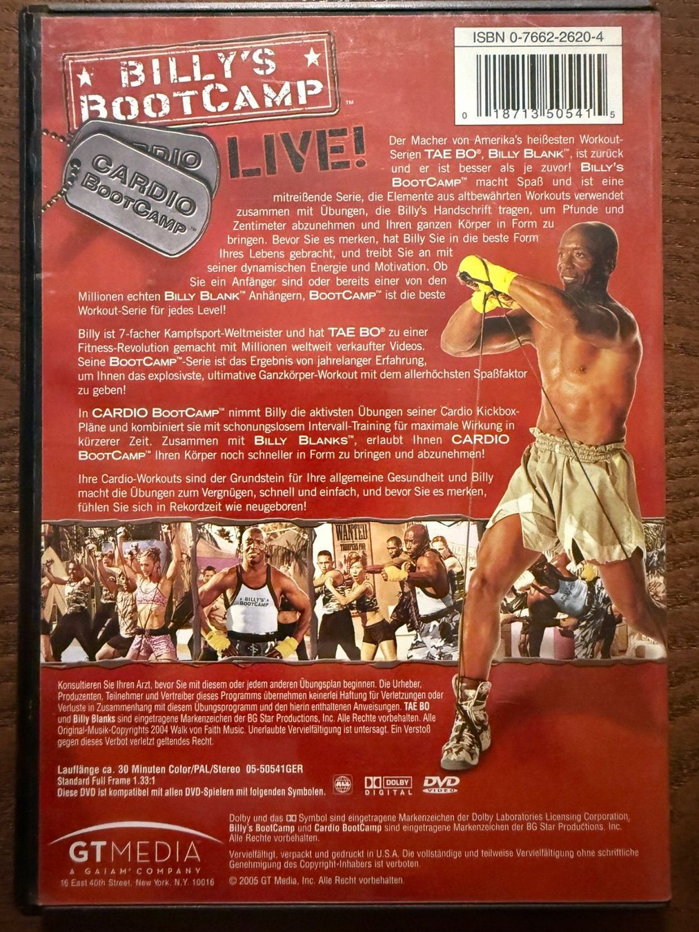 Tutti i DVDs: Billys Bootcamp Cardio – Usato da Zürich venduto da FilmFreunde 1