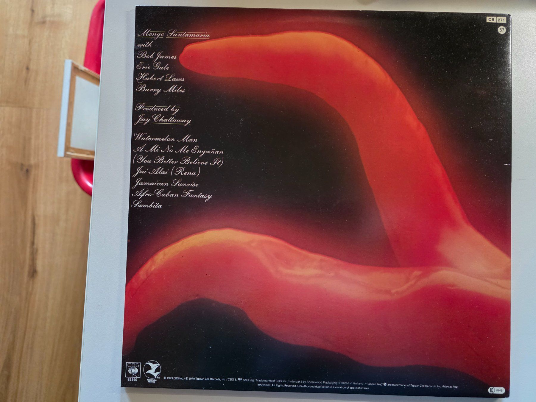 Dischi in vinile: LP : Mongo Santamaria - Red hot - 1979 - CBS 83340 – Usato da Walterswil BE venduto da Lonitti 5