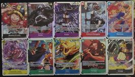 ONE PIECE OP17 – COMPLETE SR SET – 10x SUPER RARE – ENGLISH