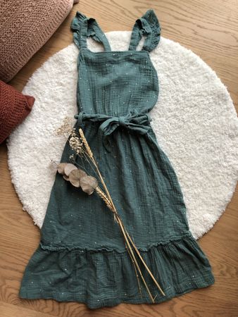 VERTBAUDET Mädchenkleid, MUSSELIN, Gr. 140 (10 ANS)