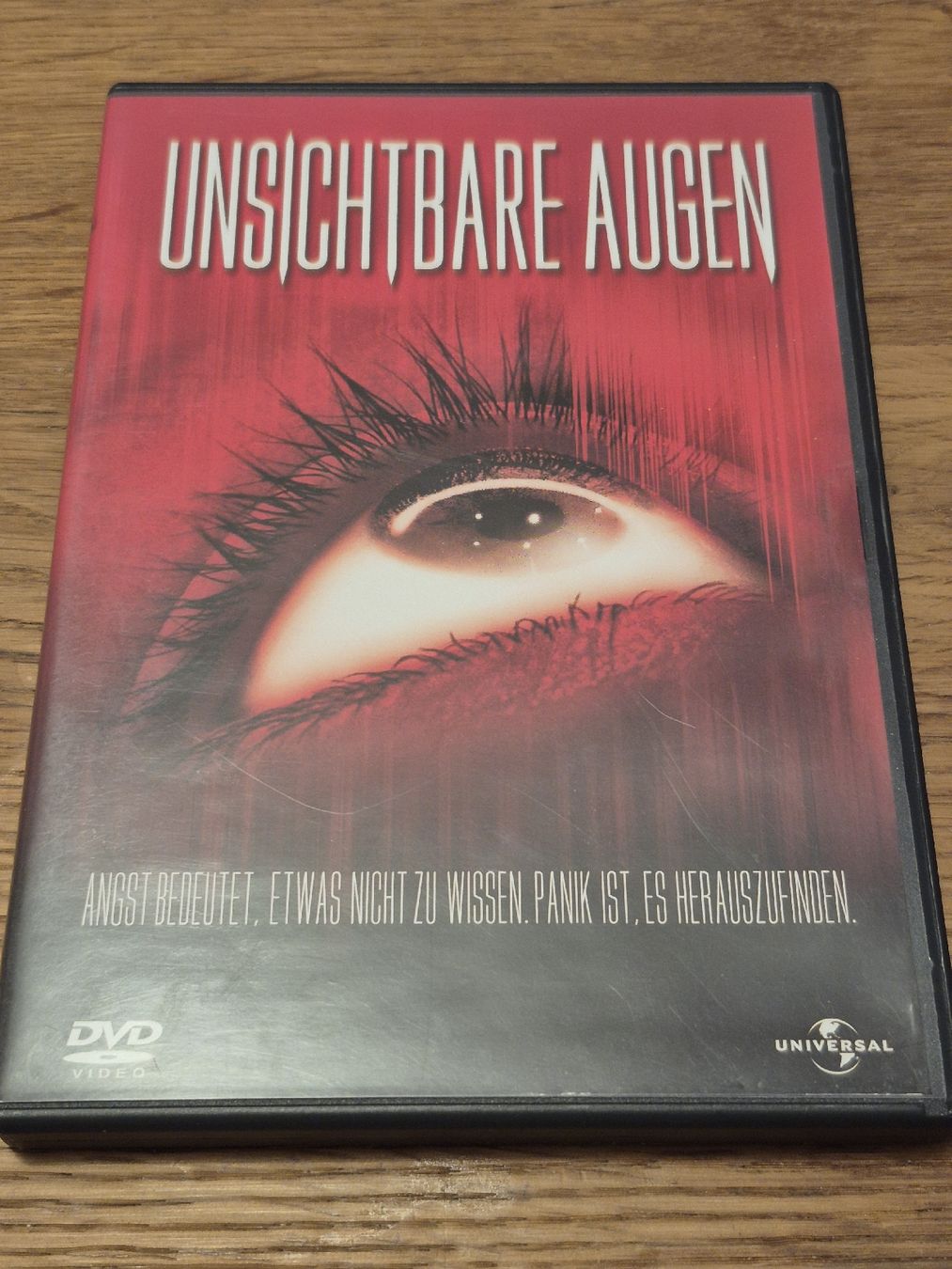 Tutti i DVDs: Unsichtbare Augen - Horror (DVD) – Usato da Oberembrach venduto da giu_7ksd