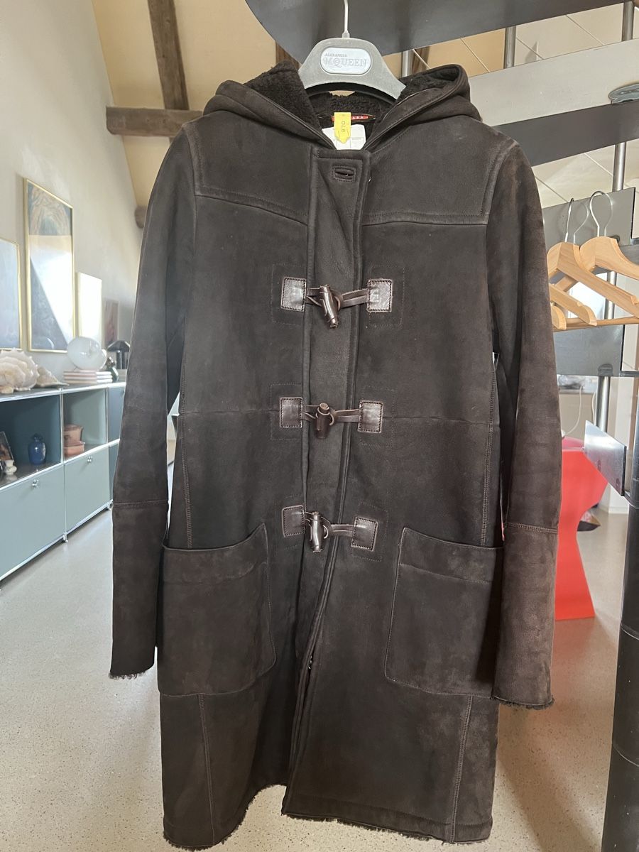 Prada Cappotti: Prada Leder Mantel 38 – Usato da Dietikon venduto da k.mirella