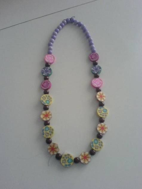 Catenine: Collana di perle in fimo "millefiori" – Nuovo (secondo la descrizione) da Giornico venduto da gal_mnh9