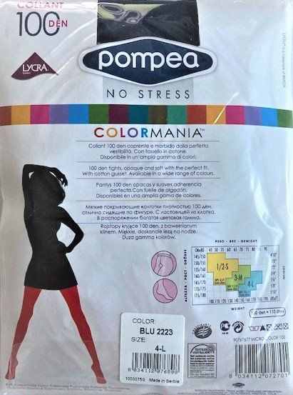 Calze & Collant: Strumpfhose Pompea No Stress – Nuovo e nell'imballaggio originale da Menziken venduto da chianti10 1