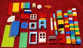 LEGO Duplo Bausteine, Grundplatten, Türen und Fenster