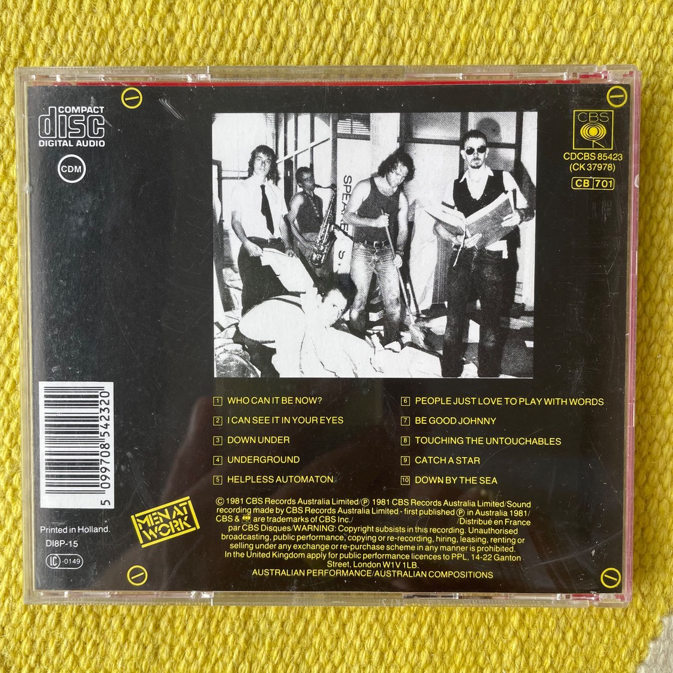 CDs: MEN AT WORK-BUSINESS AS USUAL81 – D'occasion à Rorschacherberg par CD-Roli 1