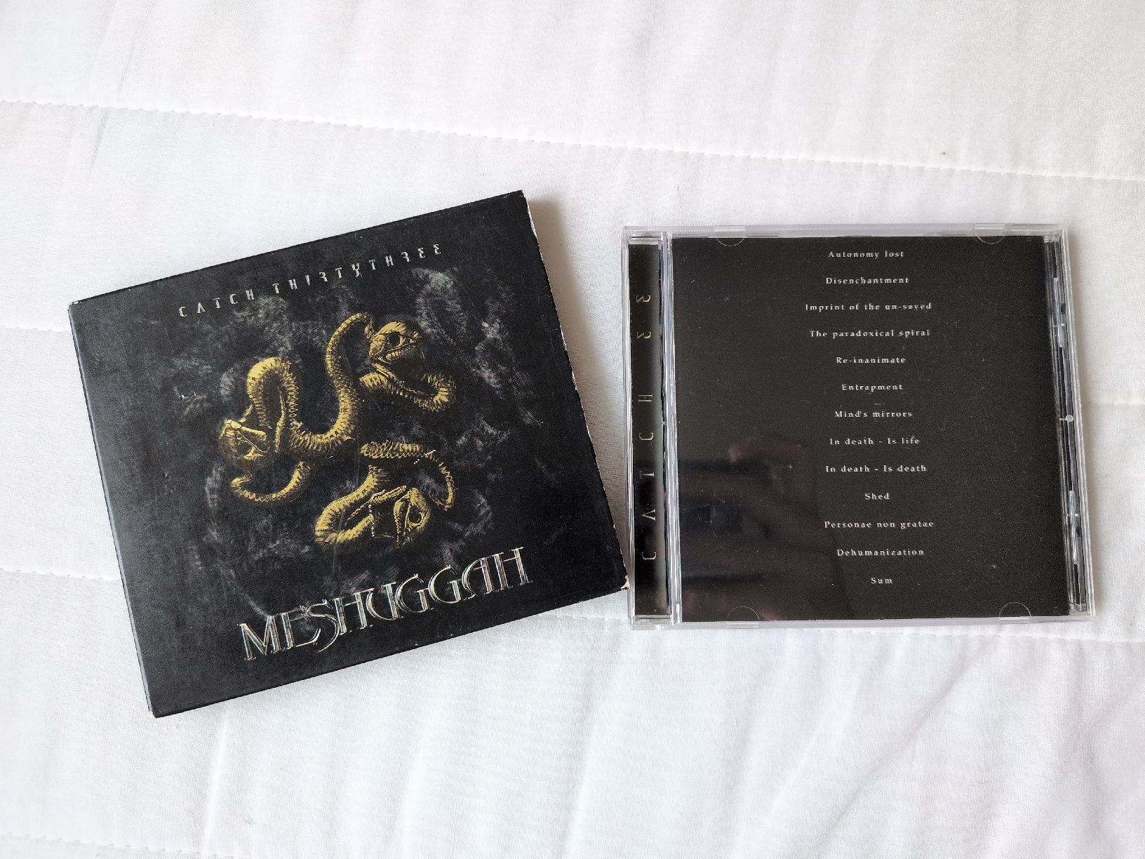 CD: Meshuggah ObZen & Catch Thirtythree CDs  – Usato da Zürich venduto da zch_gx6w 4