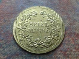 Jeton  " SPIEL MARKE  /  VICTORIA  DEI  GRATIA "   (K)