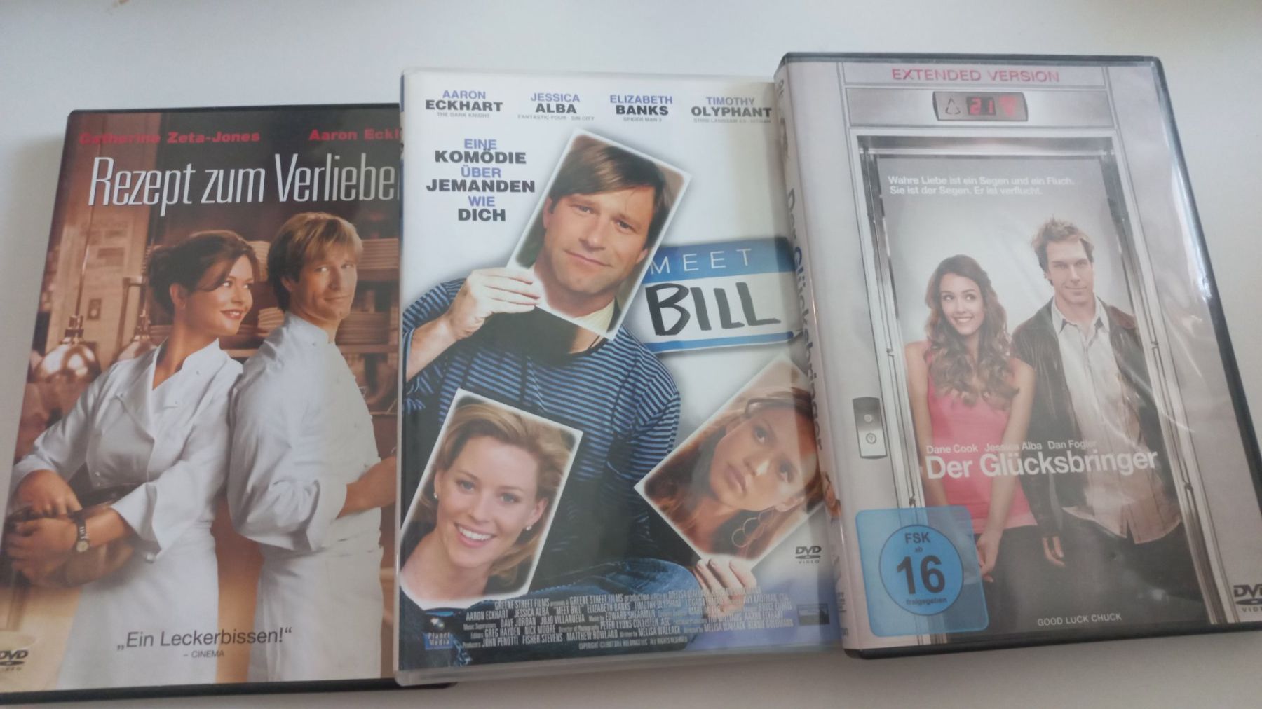 Tutti i DVDs: 3 DVDs mit Aaron Eckhard, Jessica Alba – Usato da Erlen venduto da MarinaLibelle77