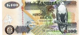 Zambia 100 Kwacha 2006 P-38 UNZ