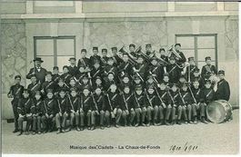 La Chaux de Fonds NE Musique 1910 / 1911 Zeitdokument selten