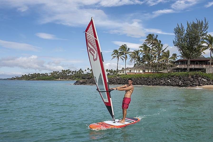 Surfboards & Schwimmbrette: Fanatic Fly Air Premium SUP High-End mit Windsurf Option – Gebraucht aus Sachseln von Palur