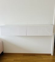 Sideboard Hochglanz Weiss 160 Wand schwebend TV Regal Kommod