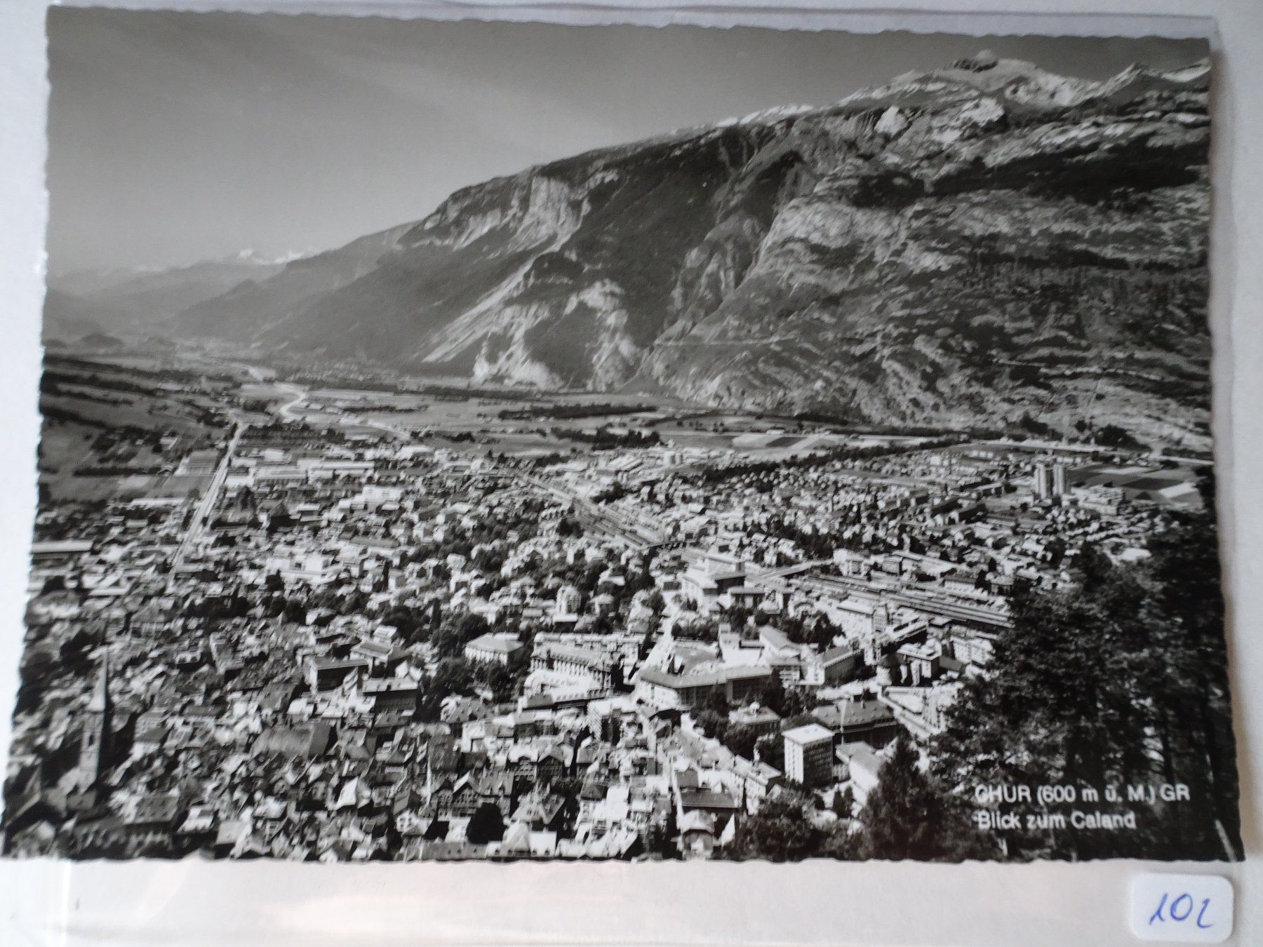 Cartes postales: AK Chur Blick zum Caland – D'occasion à Schönenwerd par schnitzunddrunter