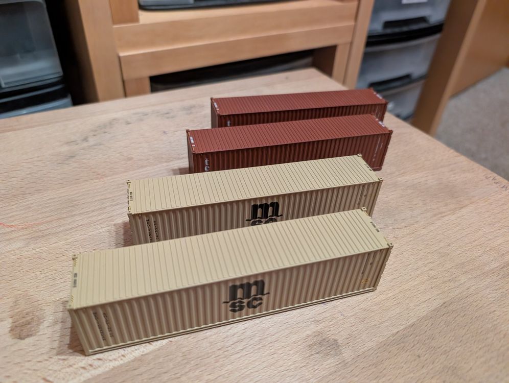 Container MSC und tex in H0 (Gebraucht) in Zürich für CHF 30 – mit ...