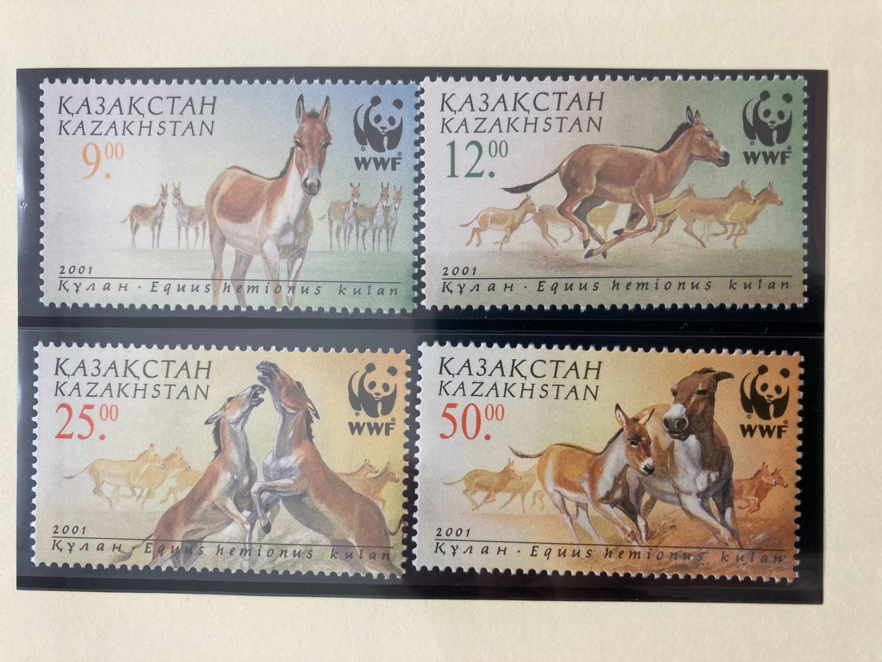Tutti i francobolli: WWF Kasachstan 2001 Satz Kulan postfrisch – Nuovo (secondo la descrizione) da Liestal venduto da schnueps