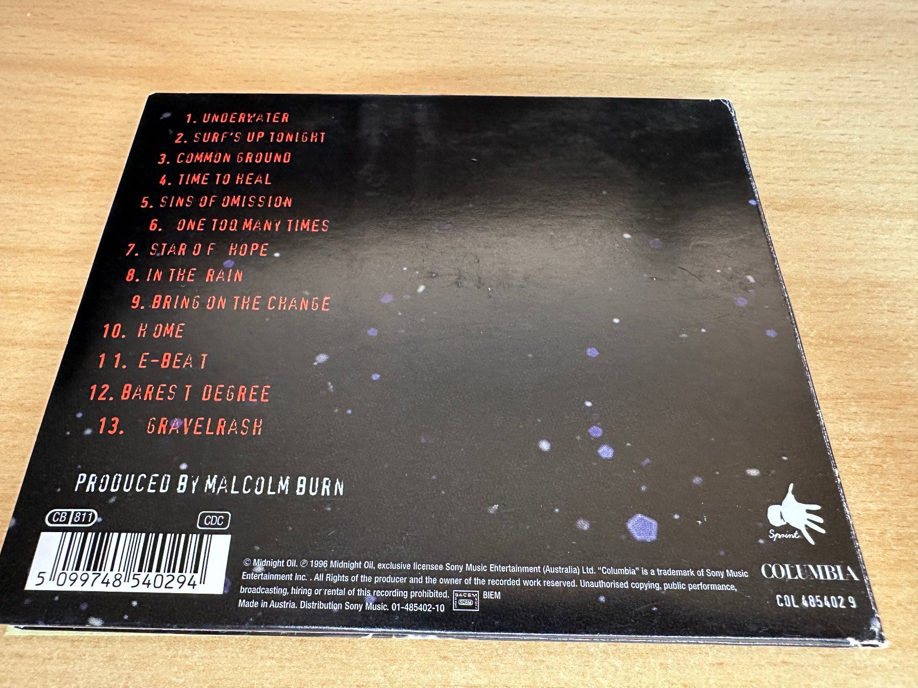 CDs: Midnight Oil – Breathe – Gebraucht aus Rikon im Tösstal von Alpenmutz 1