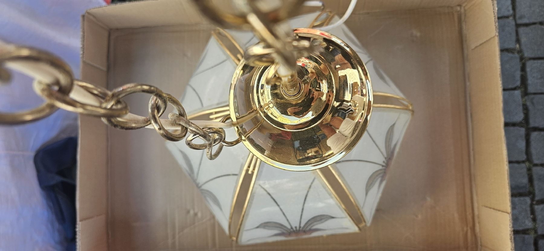 Lampade: Lampenschirm Glas floral Grösse M – Usato da Subingen venduto da BlueAngel25 2