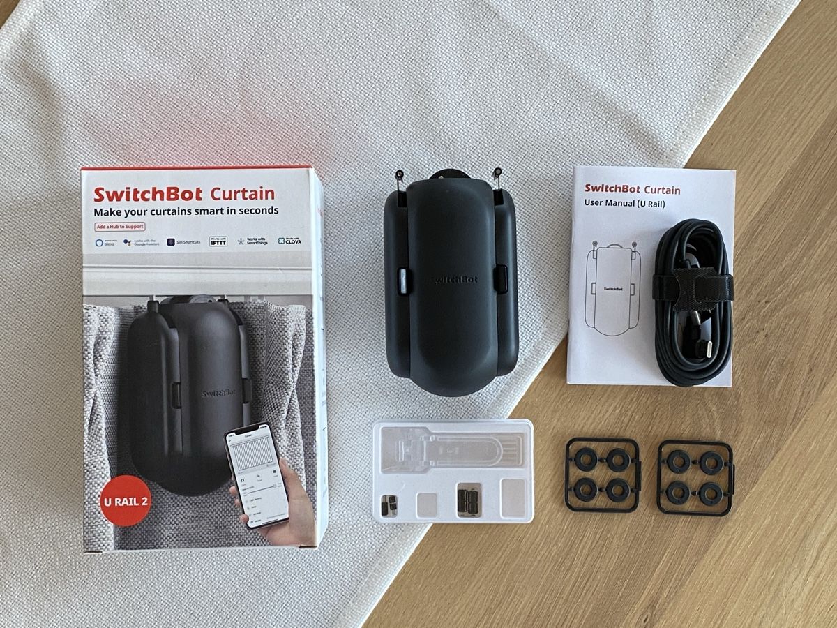 Switchbot Sistema di controllo: SwitchBot Curtain U-Rail 2 neu mit Fernbedienung – Nuovo e nell'imballaggio originale da Steinhausen venduto da kambly02