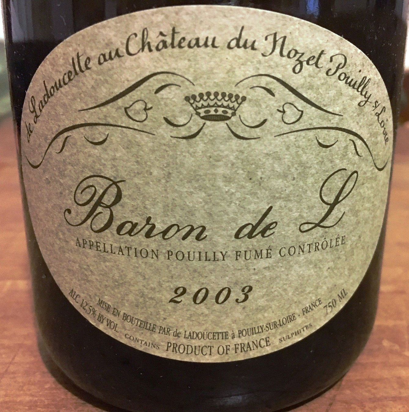 Wein: Pouilly Fume 2003 - Baron de L. – Neu (gemäss Beschreibung) aus Mendrisio von finewinemerchant 1