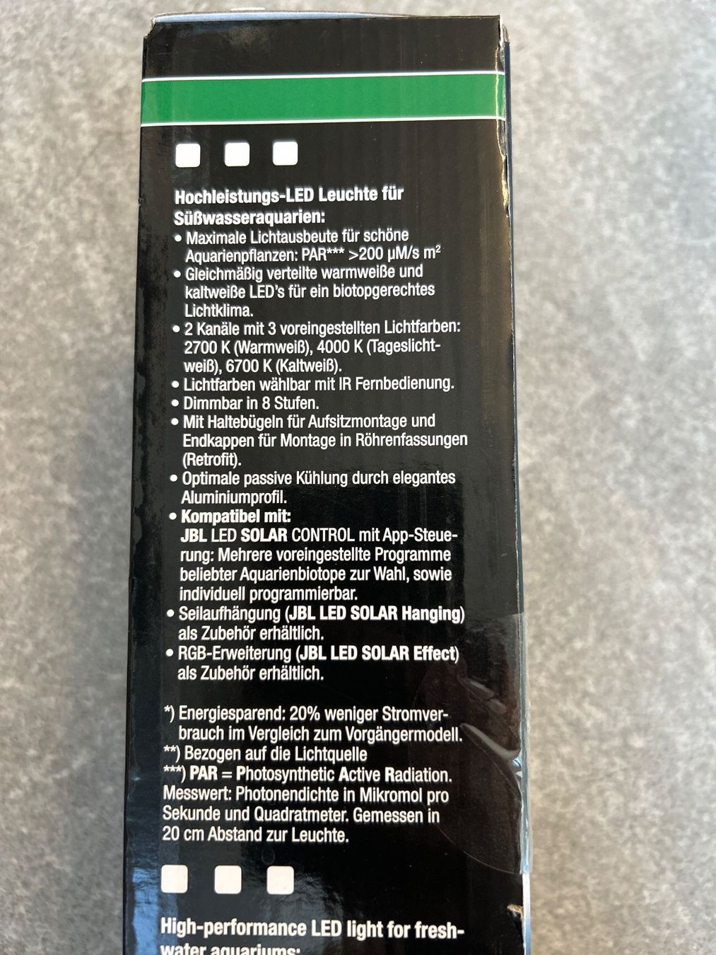 Lampen: JBL Solar Nature LED 16W – Neu und originalverpackt aus Zürich von Aquarium_Seerose 2