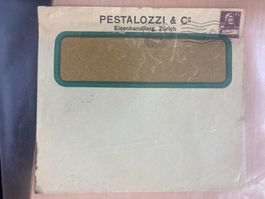 Schweiz 1918 Ganzsache Tell 15 Pestalozzi & Cie Zürich Baden
