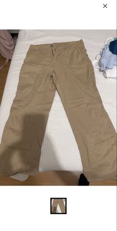 Herren Hose Chino Farbe Beige Grösse L / 34 guter Zustand 