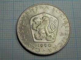 Tschechoslowakei 5 Kronen, 1990