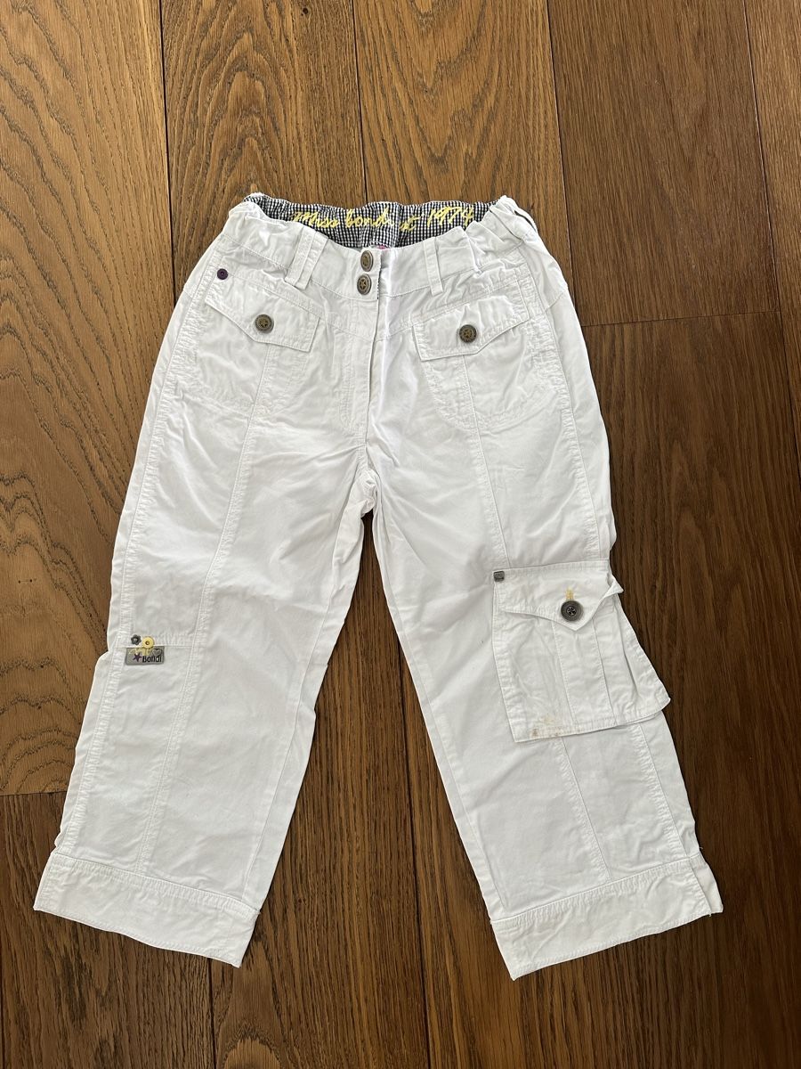 Pantaloni: Coole weisse Cargohose Bondi Gr 152 – Usato da Meilen venduto da ninifee20