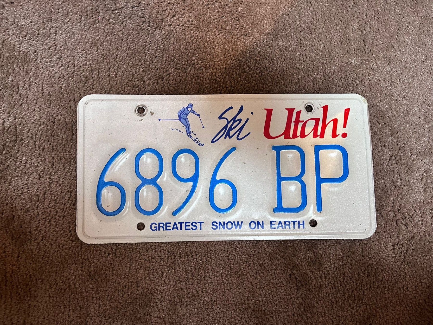 Insegne: US Nummernschild - Utah – Usato da Worben venduto da Modellfan