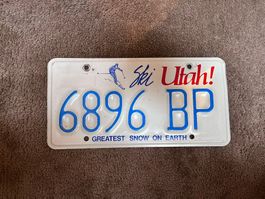 US Nummernschild - Utah