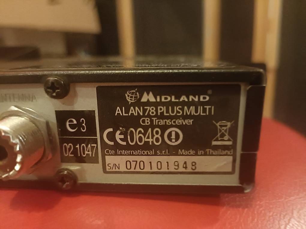 Funktechnik: CB radio Midland ALAN 78  – Gebraucht aus La Roche FR von zan_29yx 1