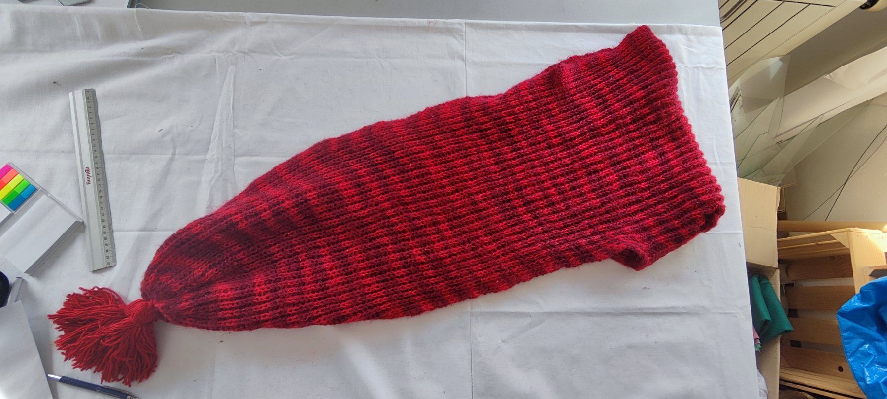 Foulards, Tücher & Schals: Schal, handgestrickt – Gebraucht aus Saas im Prättigau von eve_22 2